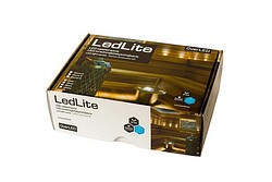 Saunavalosarja Overled LEDLite 6-valopistettä 3000k Kulta