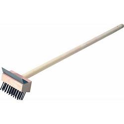 Teräsharja kaapimella  74 cm puuvarsi