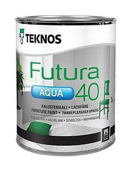 Futura Aqua 40 PM1 valkoinen 0,9 l Kalustemaali