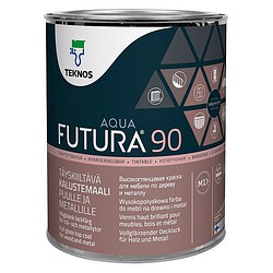 Futura Aqua 90 PM1 valkoinen 0,9 l Kalustemaali