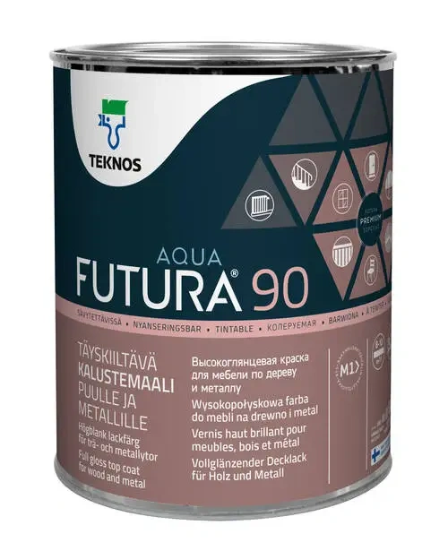 Futura Aqua 90 PM3 sävytettävä 0,9 l Kalustemaali