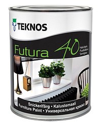 Futura 40 PM1 valkoinen 0,9 l Kalustemaali