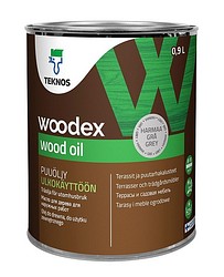 Woodex wood oil 0,9 l harmaa
