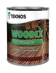 Woodex Wood Oil Ruskea   0,9 l Teknos