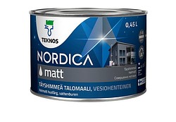 Nordica Matt PM1 valkoinen 0,45 l Talomaali Teknos