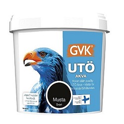 Puuöljy Utö Akva 2,7 l Musta Vesiohenteinen