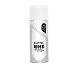 Spray Maston One RAL 9010 mattavalkoinen 400 ml