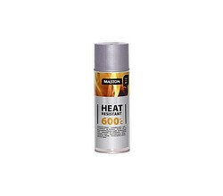 Spray Maston kuumakesto 600°C hopea 400 ml