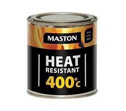 Maston kuumakestomaali 400°C musta 250 ml