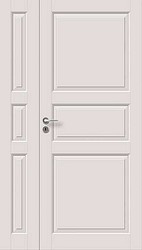 Väliovi levikkeellä, Saaristo Perinne-ovet, massiiivirakenne, 3-P Valkoinen