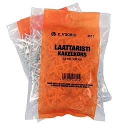 Laattaristi 2mm 250kpl Vuorio 4611