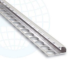 Kulmalista alumiini harjattu 10 mm pyöreä 171A