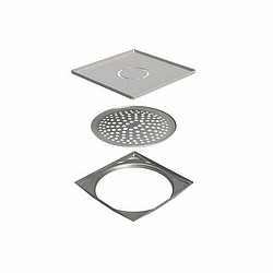 Laatoitettava kaivonkansi Purus Square Tile insert 148x148 RST